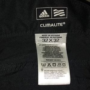 Adidas climalite black pants 32/32